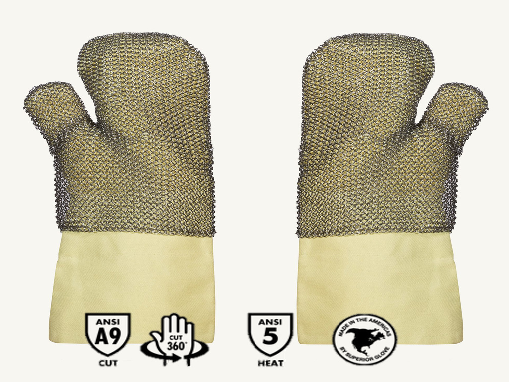 Dragon™ R800GMM  Stainless steel mesh mitts